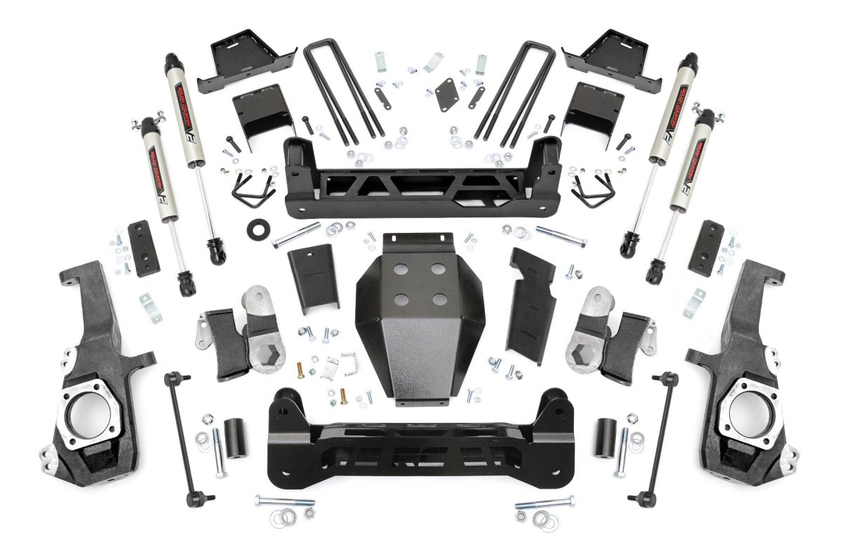 GMC Sierra 2500 HD Suspension Lift Kit - Rough Country - 7 Inch | NTD | V2 - '20-'25